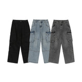 Hype Salt Washed Cargo Denim