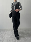 Tie Mock Neck Tee
