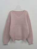 Pastel Haji V-neck Loose Fit Knit