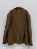 [unisex] Dart Suede Single Overfit Jacket