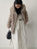 Foxy Half Loose Fit Fur Jacket