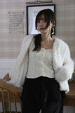 Fluffy Mongle Fur Cardigan