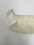 Frill Layered Wrap Skirt