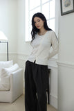 Pia unbalance knit top