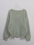 Pastel Haji V-neck Loose Fit Knit
