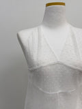 Dot See-Through Halter Neck Bustier