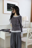 Double layered round tee