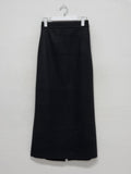 Wear Wool High Waist Long Skirt