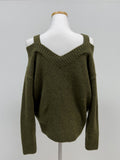 Love Strap Off Shoulder Knit