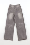Grayish washed denim jeans