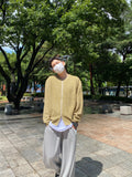 Two-way Mix Knit Zip-up