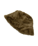 Flower Fur Bucket Hat