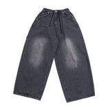 Patchwork Balloon Wide Denim