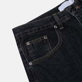 Double Knee Line Wide Denim