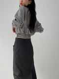 Moz Big Collar Wrap Blouse