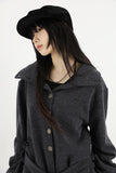 Over classic belted cardigan