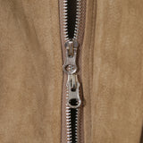 Simple Mood Suede Zip-Up Jacket