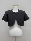 Mono Nylon Bolero Crop Jacket