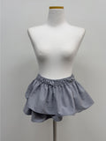 Double Frill Layered Wrap Skirt