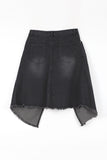 Antique Wrapping Denim Skirt