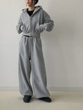 Miyu Fleece Crop Hood Zip-up