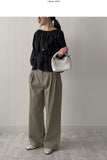 Eleven Cotton Wide Pants