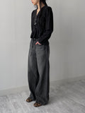 Cello V-neck shirring blouse