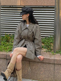 Edith Belt Suede Boots