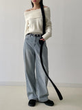 Picky Ribbed Off-Shoulder Knit