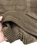 Corduroy Folding Micro Shorts