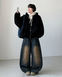 Pororo Padding Hood Zip-Up