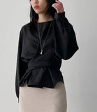 Dia Frill Wrap Blouse