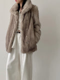 Foxy Half Loose Fit Fur Jacket