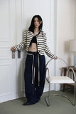 Curved String Denim Jeans