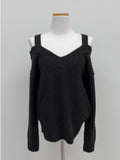 Love Strap Off Shoulder Knit