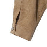 Simple Mood Suede Zip-Up Jacket