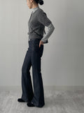 Tie Mock Neck Tee