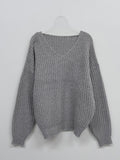 Pastel Haji V-neck Loose Fit Knit