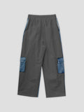 Reverse Cargo Denim Pants (denim&nylon)
