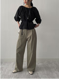 Eleven Cotton Wide Pants