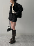 Seller Suede Mini Skirt