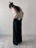Hira Stripe Wide Slacks