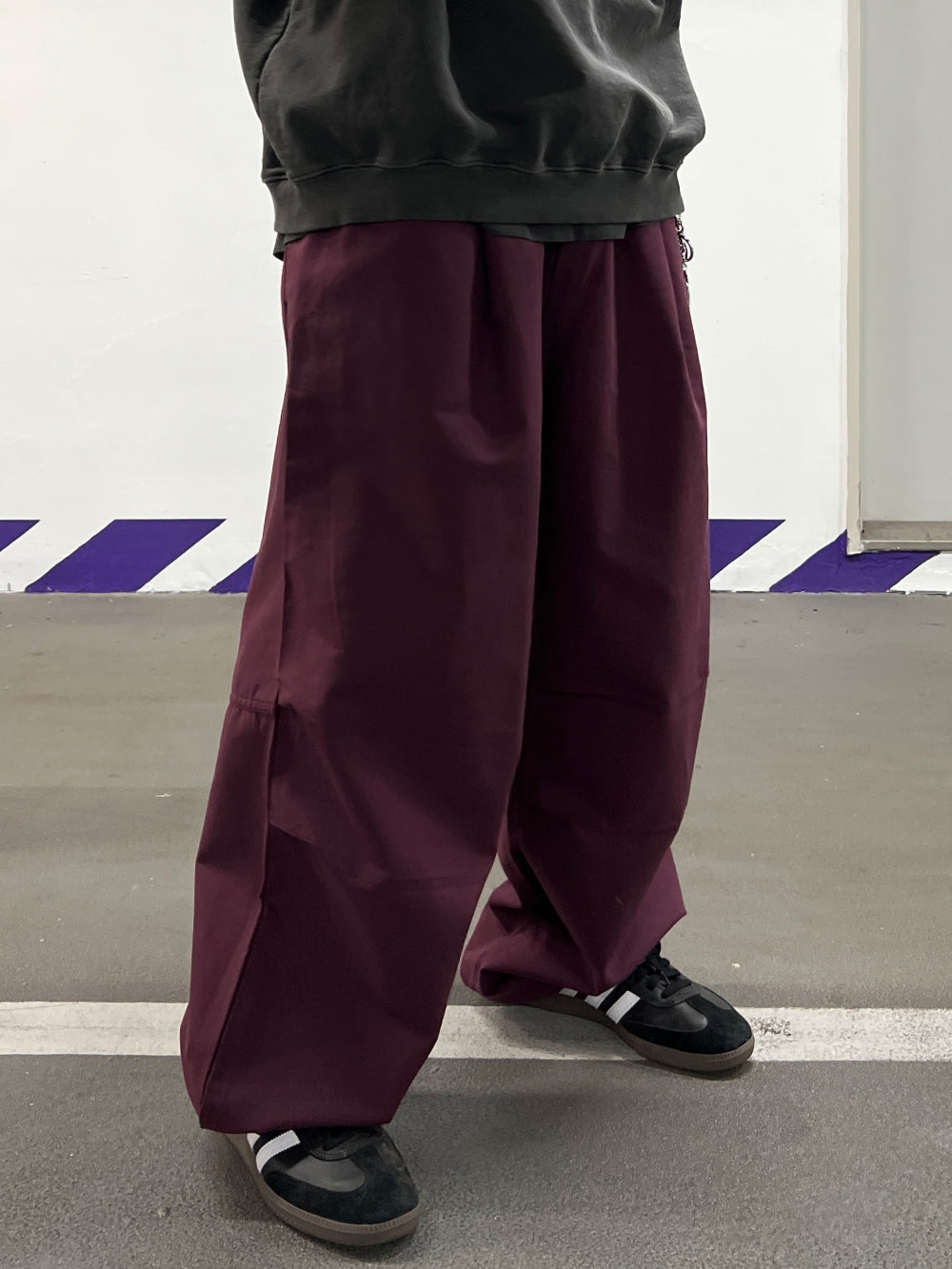 【KOOLOSET】Rivet Side Detail Cotton Pants 