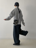 Hoto Shearling Mini Crossbody Bag