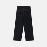 Double Knee Line Wide Denim