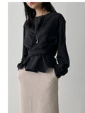 Dia Frill Wrap Blouse