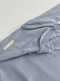 Console Tie Silky Blouse