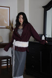Zipper layered skirt