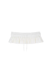 Muni frill mini skirt