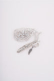 two feather necklace
